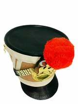 Nepoleonic French Shako Helmet with Red Pom-Pom Era Brown Gift for Play - £115.50 GBP