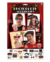 At The Movies Photo Booth Prop Kit - Set Of 18 Pc - £11.25 GBP
