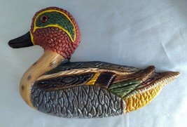 Vintage Frankies Designs Cultured Wood Duck Cabin Wall Decor (1983) - £11.70 GBP