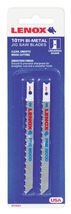 Lenox 4 in. Bi-Metal U-Shank Jig Saw Blade 10 TPI 2 pk - $7.95