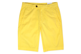 Brooks Brothers Men&#39;s Sun Yellow Flat Front Garment Dye Chino Shorts 29W... - $741.86 MXN