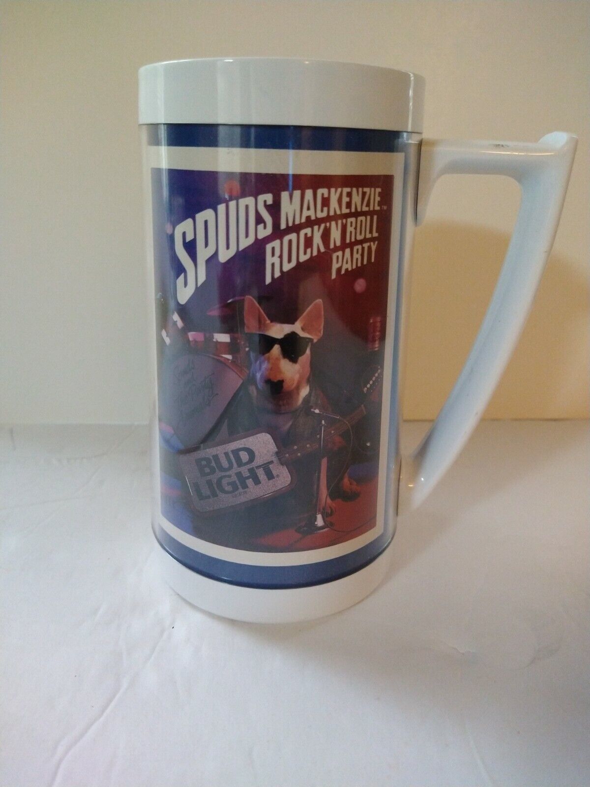 Bud Light Spuds Mackenzie Rock N Roll Party Thermo Serv Mug - $8.90