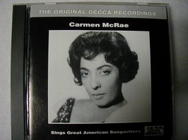 The Original Decca Recordings [Audio CD] Carmen McRae - £28.98 GBP