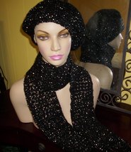 Handmade Beret style hat and scarf - £12.01 GBP