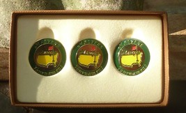 The Masters 2020 Green Dome Ball Markers 3 Pack - Great Gift - £16.49 GBP