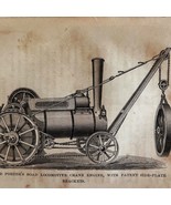 Locomotive Crane 1876 Worlds Fair Centennial Expo Victorian Woodcut DWAA3A - €68,99 EUR