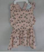 NWT Top Paw Pink Palm Apron Dress Dog Size Large - $195.77 MXN