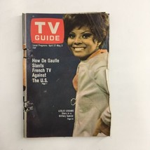 TV Guide Magazine April 27 1968 Vol 16 #17 Leslie Uggams Black Star, No Label - £15.09 GBP