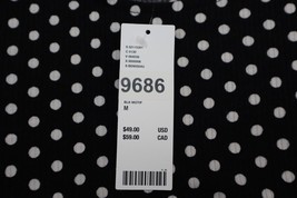 Urban Outfitters Dress Womens Medium Lightweight Casual Black White Polka Dot - £31.30 GBP