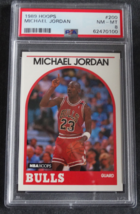 1989 Hoops #200 Michael Jordan Chicago Bulls Basketball Card PSA 8 - £19.77 GBP