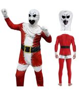 PENEXIU Santa Clown Cosplay Costume Jumpsuit Mask Size XL - $28.99 CAD