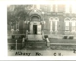 RPPC Court House Building Albany MO Missouri Unused UNP Postcard - $37.57