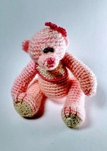 LINNETTE Mini Thread Crochet Bear Pattern by Edith Molina Amigurumi PDF ... - $6.99