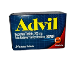 Advil Pain Reliever/Fever Reducer Tablets - Ibuprofen (NSAID) - 24ct EXP... - $7.91