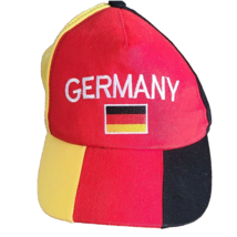 Trendline Germany Hat Cap Red Yellow Black Strapback Flag Adult Adjustable - $44.46