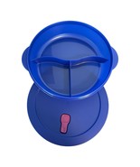 Tupperware CrystalWave Plus Divided Dinner Microwaveable 5 3/4 C Blue 34... - €24,68 EUR