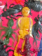 Jigglers Monster Skeleton Alien Devil Creepy Halloween toys Vending Vintage B - £99.52 GBP