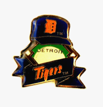 Vintage 1994 Detroit Tigers Lapel Pin Hat Button - £7.74 GBP