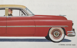 1951 Red GM Oldsmobile Super 88 Rocket Holiday Sedan Advertising Print Ad - $13.99