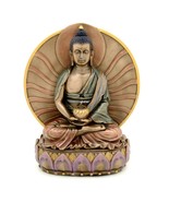 BUDDHA STATUE 6&quot; Meditating Amitabha Bronze Resin HIGH QUALITY Buddhist ... - $598.29 MXN