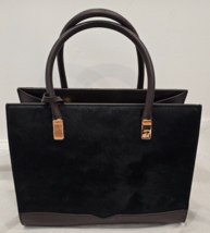 J MENDEL Black and Brown Calf Leather and Pony Hair Matin Tote - NWT $2900 - £1,838.51 GBP