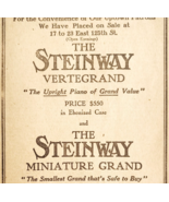 1910 Steinway Vertegrand Piano Advertisement Baby Grand Instrument DWXX8 - $460.20 MXN