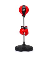 Kids Adjustable Stand Punching Bag Toy Set with Boxing Glove-Red - Color... - $2,255.36 MXN