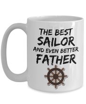 Sailor Dad Mug - The Best Sailor And Even Better Father - Funny Fathers Day Gift - £15.87 GBP