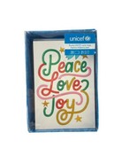 Unicef Holiday Christmas Cards Box Set of 17 Dove Peace Love Joy - £15.36 GBP