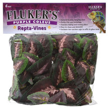 Flukers Repta-Vines Purple Coleus 6 Feet Long 1 count Flukers Repta-Vines Purple - £18.20 GBP