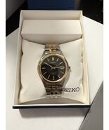 Seiko Mens Quartz Two-Tone Date Analog Wristwatch - $250.00