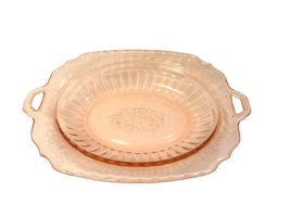 Pink Mayfair Oval Bowl Depression Glass by Hocking AS IS - £19.65 GBP