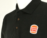 BURGER KING Employee Uniform Polo Shirt Black Size L Large NEW - £20.37 GBP