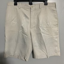 Pro Tour Golf Shorts Men Cool Play Beige Chino Flat Front Pockets Size 3... - $244.92 MXN
