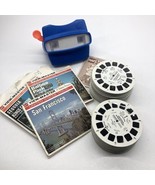 VTG Viewmaster Lot Blue 1998 Fisher Price Viewer &amp; 120+ Viewmaster Reels... - $124.53 CAD