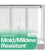 Clear Shower Curtain Liner with Magnets  Premium Sturdy  Lightweight Wat... - $12.86