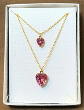 Doll Jewelry ~ 2 Necklaces for CHILD &amp; 18&quot; DOLL ~ OCTOBER Birthstone Swa... - $14.84