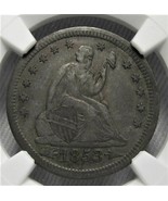 1853 Arrows &amp; Rays Seated Quarter 1 Year Type NCG XF Details AD533 - £116.99 GBP