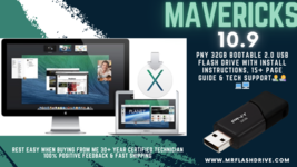Mac OS X Mavericks 10.9 Bootable USB Flash Drive Install Upgrade Repair ... - £23.50 GBP