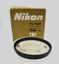 Nikon 52mm A2 Screw-In Mount Lens Filter w/ Case 0526-5 - £8.55 GBP