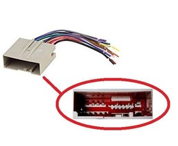 Reverse female wiring harness radio plug. Add aftermarket to many 2003+ Ford - £11.98 GBP