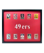 San Francisco 49ers Framed 10 Football Card Collage Lot Montana Rice You... - £166.68 GBP