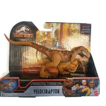 Jurassic World Camp Cretaceous Savage Strike Velociraptor ORANGE Netflix Ages 4+ - £7.00 GBP