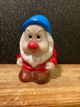 &quot;Snow White and the Seven Dwarfs&quot; 1960s Grumpy Dwarf Rubber Toy Walt Disney - $12.47 CAD