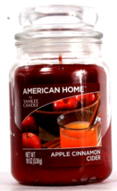 1 Ct American Home By Yankee Candle 19 Oz Apple Cinnamon Cider Glass Jar... - $34.99