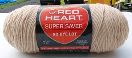 Red Heart Super Saver Yarn 334 Buff Tan 4 Medium 8oz 4 Ply - $12.53