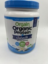 Organic Protein Powder Oatmilk Plant Base Vanilla 20g 1.05lb 4/24+ COMBI... - $12.99