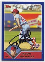 Jason Michaels Signed Autographed 2003 Topps card - £7.54 GBP