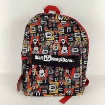 Walt Disney World Mickey Mouse Backpack Book Bag Theme Park Souvenir School - $29.65