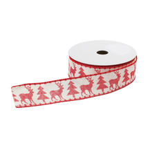 Tree and Deer Holiday Ribbon (Set of 2) - $970.77 MXN